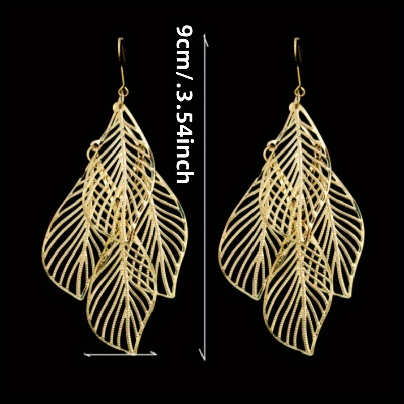 Assorted Earrings Set Leaf Butterfly Circular Spiral Pendants Dangle Drop S